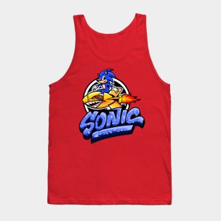 sonic ride rocket Tank Top